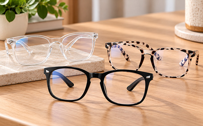 Blue Light Blocking Glasses 3 Pack