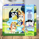 Bluey Deluxe Activity Art Set 200 Pieces on the Table