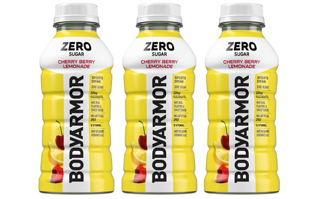 Bodyarmor Zero Sugar Cherry Berry Lemonade Electrolyte Drinks Bodyarmor Zero Sugar Cherry Berry Lemonade Electrolyte Drinks