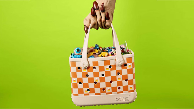 Bogg Bag Checkered Tote Bag Bogg Bag Checkered Tote Bag