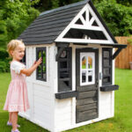 COCLUB Kids Wooden Outdoor Playhouse