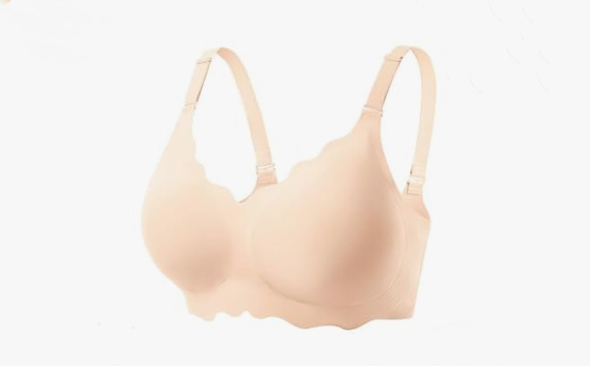 COCOMARTS No Underwire Scalloped Jelly Bras