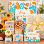 Care Package Gift Basket Opened