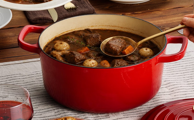 Carote 4 5 Quart Enamel Cast Iron Dutch Oven Carote 4 5 Quart Enamel Cast Iron Dutch Oven