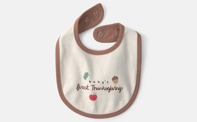Carters Baby Babys First Thanksgiving Bib