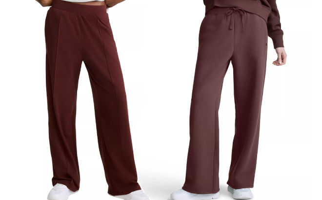 Champion Womens Wide Leg Pull On Pants and Fleece Sweatpants Champion Womens Wide Leg Pull On Pants and Fleece Sweatpants