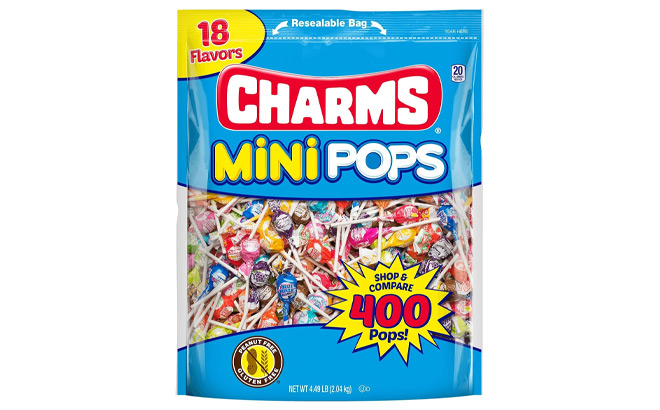 Charms Mini Pops 400 Count Lollipops