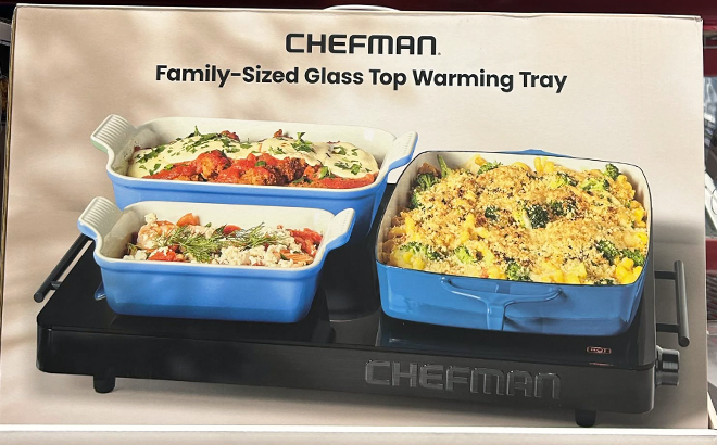 Chefman Glass Top Warming Tray