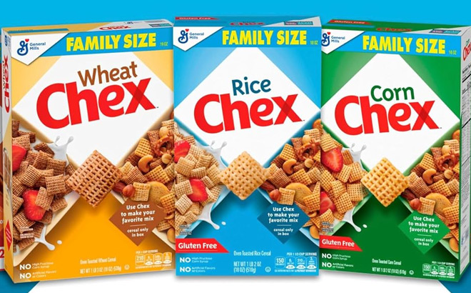 Chex Family Size Rice Cereal 18oz Chex Family Size Rice Cereal 18oz