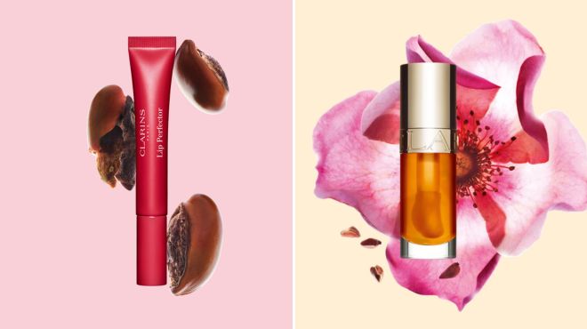 Clarins Lip Perfector and Lip Comfort Oil