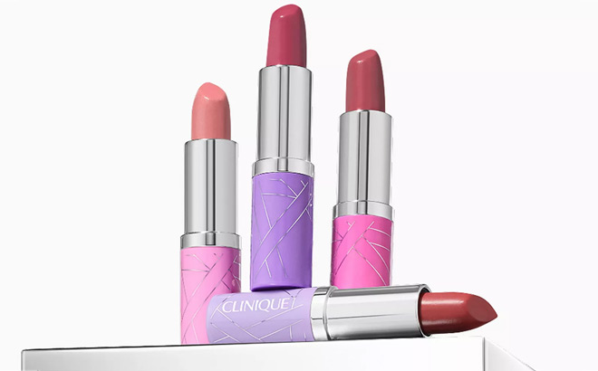 Clinique 4 Piece Lipstick Gift Set
