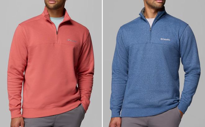 Columbia Mens Hart Mountain II Pullovers