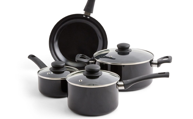 Cooks Ceramic 7 Piece Cookware Set Cooks Ceramic 7 Piece Cookware Set