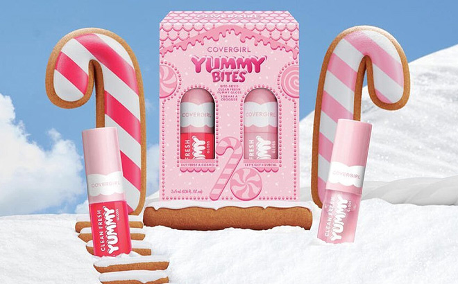 Covergirl Clean Fresh Yummy Bites Gloss 2 Piece Gift Set