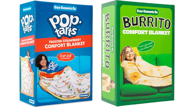 Cozy Concepts Co Pop Tarts Throw Blankets