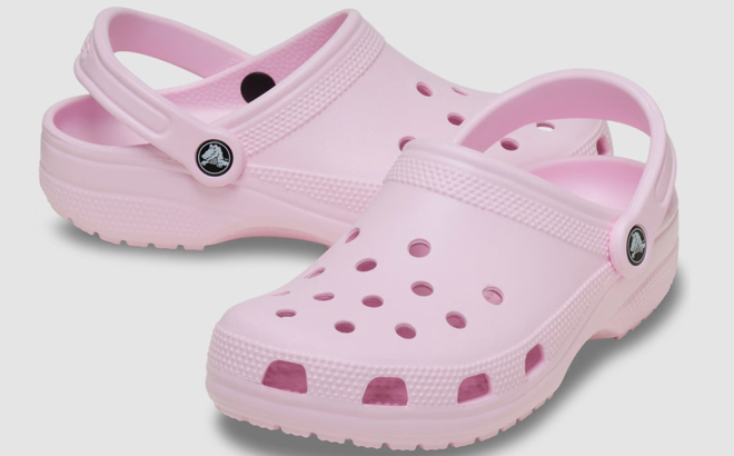 Crocs Classic Clogs in Pink Milk