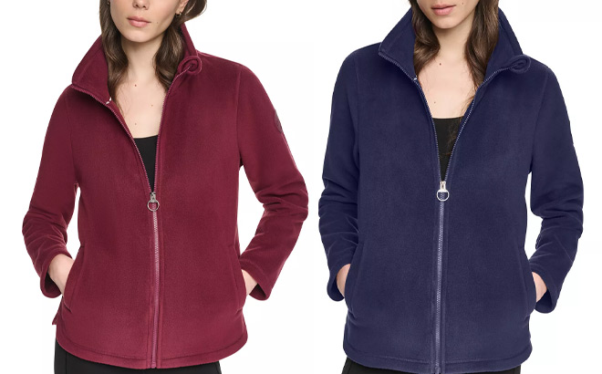 DKNY Sport Fleece Womens Jackets DKNY Sport Fleece Womens Jackets