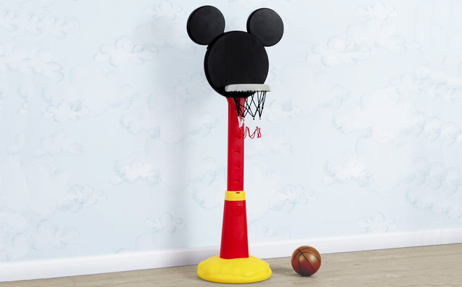 Disney Mickey Mouse Plastic Basketball Set