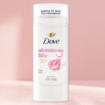 Dove Aluminum Free Deodorant Stick for 72 Hour Odor Protection in Rose Mist
