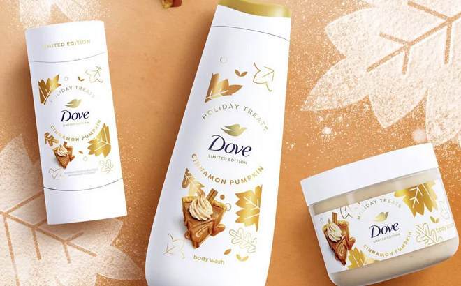 Dove Beauty Cinnamon Pumpkin Pie Collection Dove Beauty Cinnamon Pumpkin Pie Collection