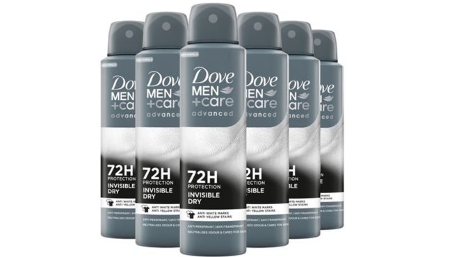 Dove MenCare Invisible Dry 150ml Anti Perspirant Anti Transpirant Spray