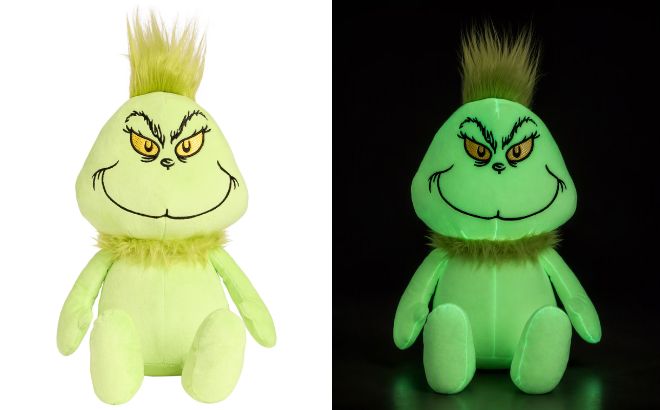 Dr Seuss The Grinch Kids Glow in the Dark Plush Pillow Buddy Dr Seuss The Grinch Kids Glow in the Dark Plush Pillow Buddy