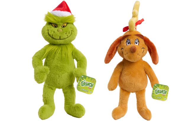 Dr Seuss The Grinch and Max Small Plush