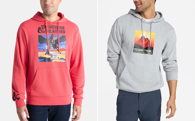 Dungeons Dragons Mens Graphic Hoodie