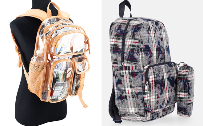 Eastsport Unisex 16 Junction Cargo Clear Backpack