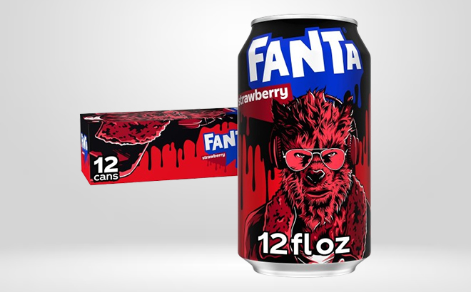 Fanta Strawberry Soda Fruit Flavored Soft Drink 12 Pack Fanta Strawberry Soda Fruit Flavored Soft Drink 12 Pack