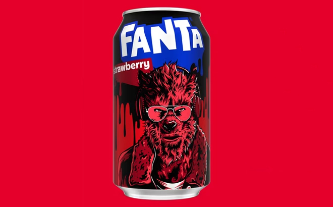 Fanta Strawberry Soda Fruit Flavored Soft Drink Fanta Strawberry Soda Fruit Flavored Soft Drink