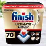Finish 70 Count Ultimate Quantum Dishwasher Pods