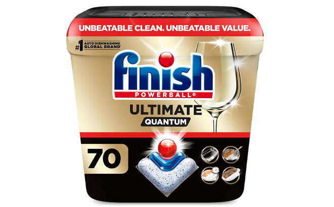 Finish 70 Count Ultimate Quantum Fresh Scent Dishwasher Pods Finish 70 Count Ultimate Quantum Fresh Scent Dishwasher Pods