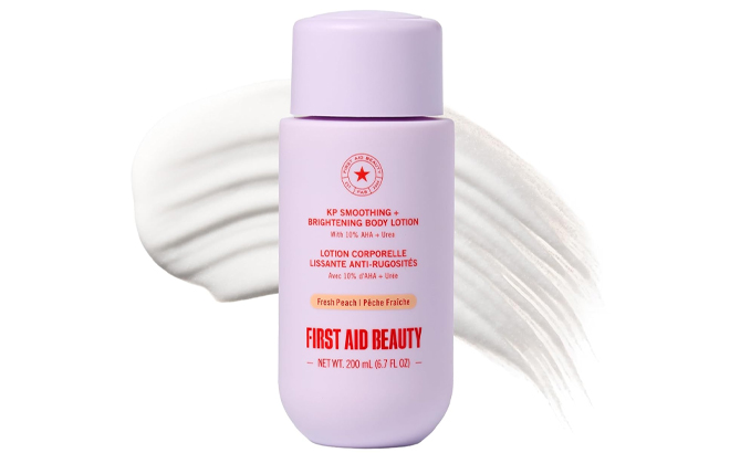 First Aid Beauty KP Smoothing and Brightening Body Lotion 6 7 fl oz Peach