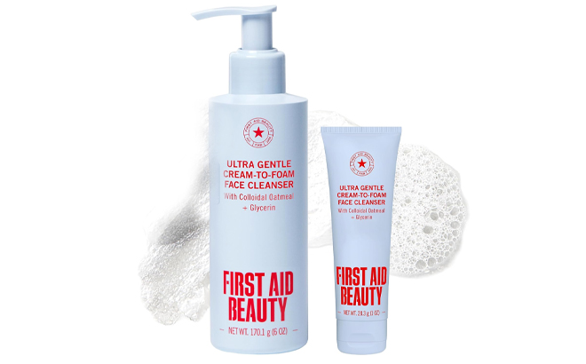 First Aid Beauty Ultra Gentle Cream to Foam Cleansers First Aid Beauty Ultra Gentle Cream to Foam Cleansers