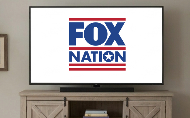 Fox Nation Logo on TV Fox Nation Logo on TV