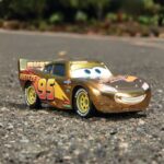 Free Gold Lightning McQueen die cast car