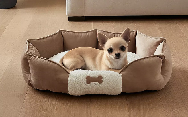 Friends Forever Tufted Cuddler Pet Bed