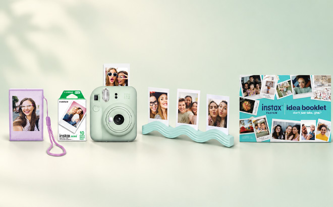 Fujifilm Instax Mini 12 Instant Print Camera Holiday Bundle Fujifilm Instax Mini 12 Instant Print Camera Holiday Bundle