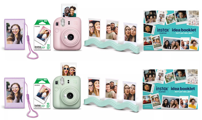 Fujifilm Instax Mini 12 Instant Print Camera Holiday Bundles Fujifilm Instax Mini 12 Instant Print Camera Holiday Bundles