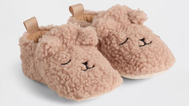 GAP Factory Baby Brannan Bear Sherpa Slippers