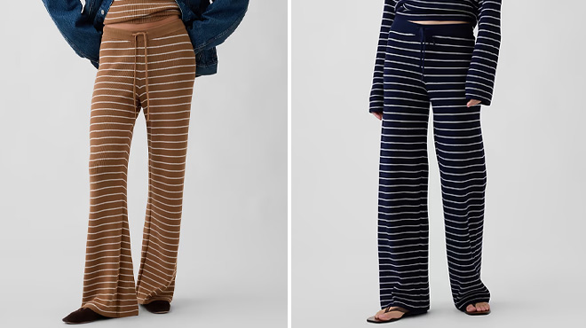 GAP Factory Relaxed Shaker Stitch Sweater Pants