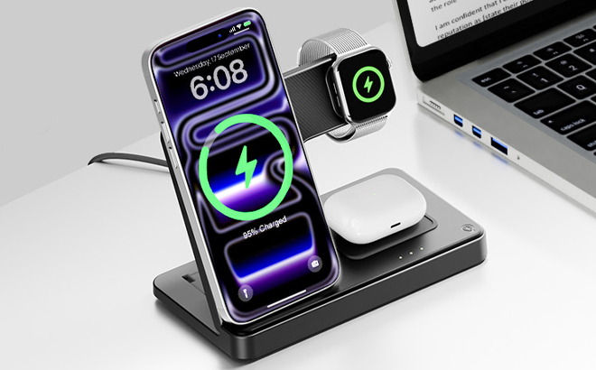 GETPALS Wireless Charger iPhone Charging Station