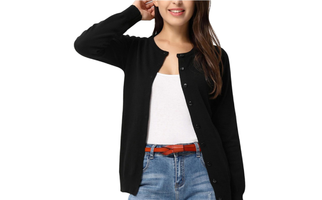GRACE KARIN Knit Cardigan Sweater