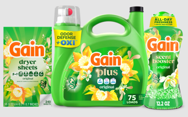 Gain 3 Piece Ultimate Clean Laundry Bundle Gain 3 Piece Ultimate Clean Laundry Bundle
