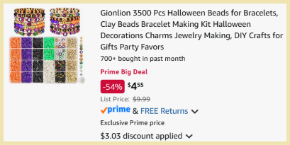 Gionlion 3500 Piece Halloween Clay Beads Bracelet Making Kit Checkout Page