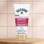 Gold Bond Diabetic Body Lotion on the Table