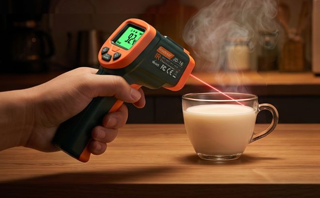 Goldeep Infrared Thermometer Laser Temperature Gun Goldeep Infrared Thermometer Laser Temperature Gun