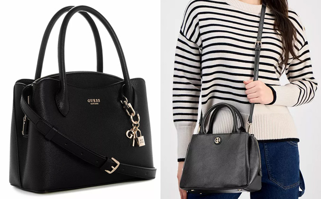 Guess Bethany Small Satchel Handbag Guess Bethany Small Satchel Handbag