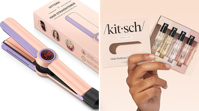 HITTIONA Flat Iron Hair Straightener HITTIONA Flat Iron Hair Straightener